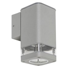 Rabalux - Вуличний настінний світильник 1xGU10/25W/230V IP44 сірий