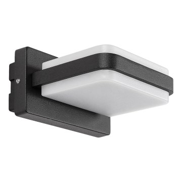 Rabalux - Вуличний світлодіодний настінний світильник LED/12W/230V IP44 чорний