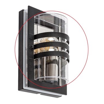 Rabalux - Запасной плафон E27 прозрачный