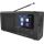 Радио DAB DAB+ FM 3W/5V/4xAA черный
