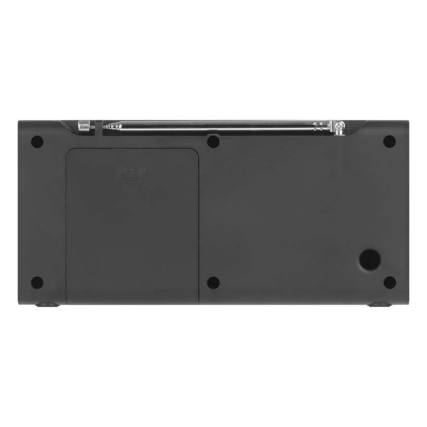 Радио DAB DAB+ FM 3W/5V/4xAA черный