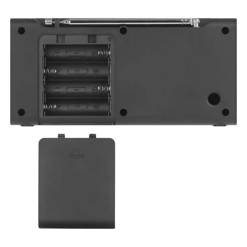Радио DAB DAB+ FM 3W/5V/4xAA черный