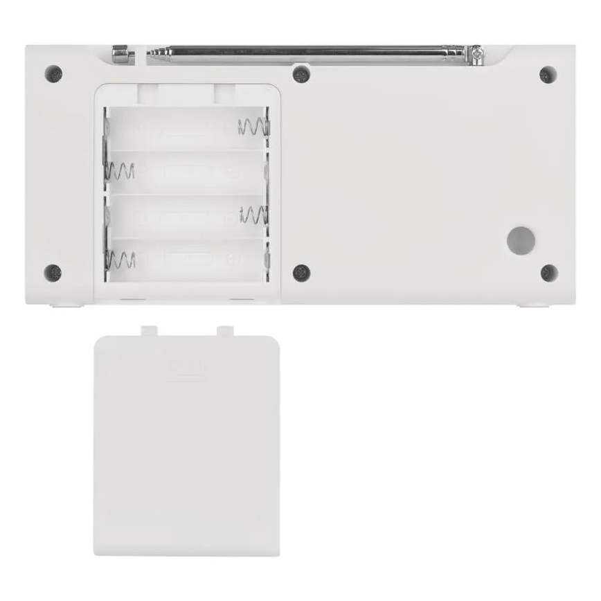 Радіоприймач DAB DAB+ FM 3W/5V/4xAA білий