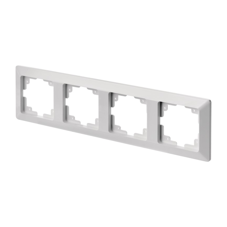 Рамка для выключателя 4P белый