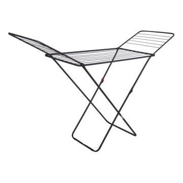 Раскладная сушилка для белья TORO 180x93 см черного цвета
