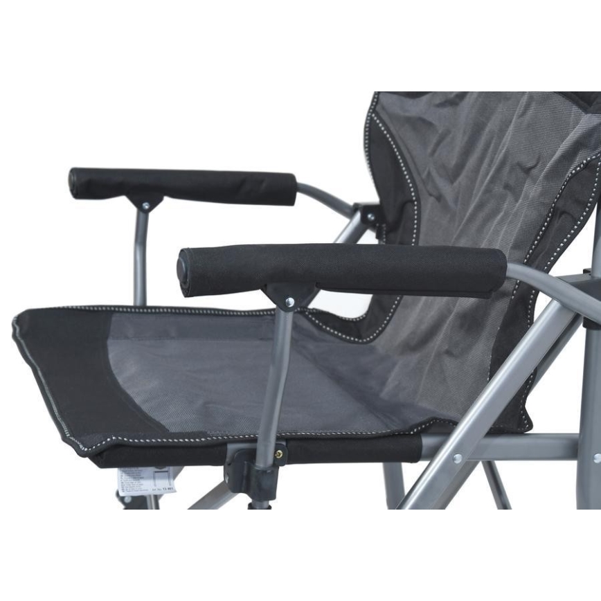 Раскладной стул для кемпинга черный