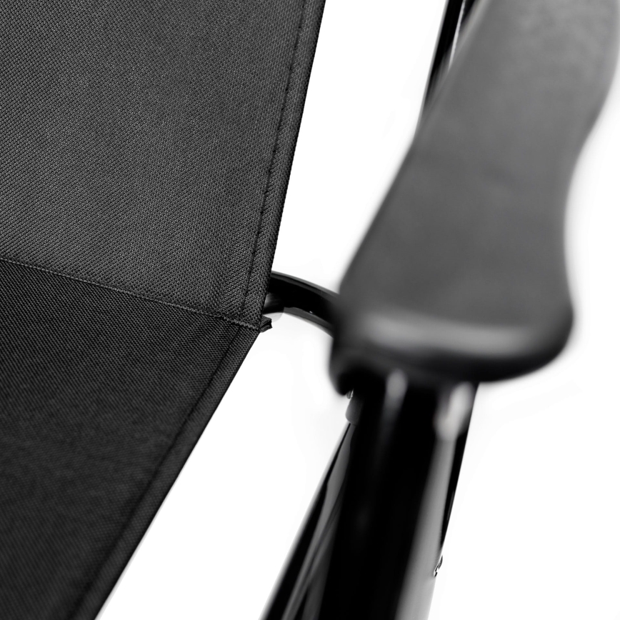 Раскладной стул для кемпинга черный