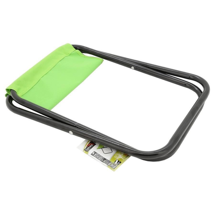 Раскладной стул для кемпинга зеленый/черный