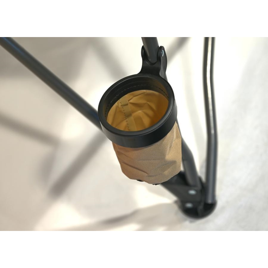 Раскладной стул для кемпинга коричневый