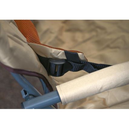 Раскладной стул для кемпинга коричневый