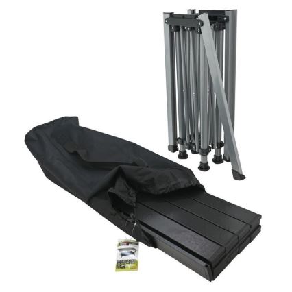 Раскладной туристический стол 123x55 см антрацит