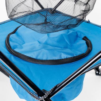 Раскладной туристический стол + 2x кресло синий