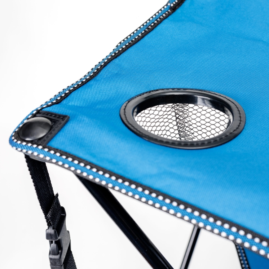 Раскладной туристический стол + 2x кресло синий