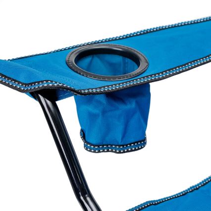 Раскладной туристический стол + 2x кресло синий
