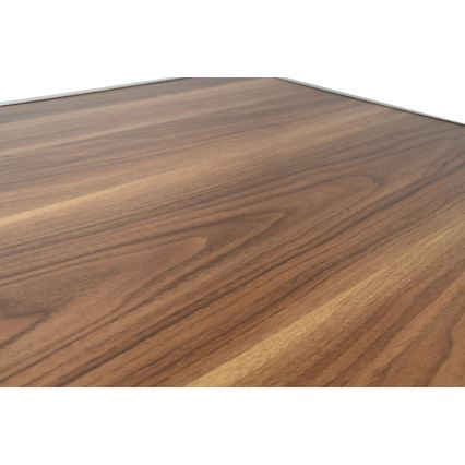 Раскладной туристический стол коричневый/матовый хром