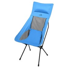 Раскладной стул для кемпинга синий 105 см