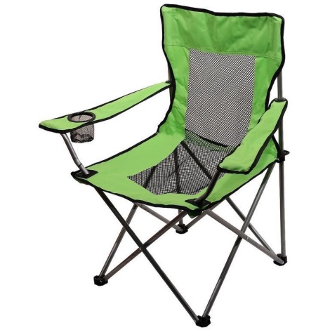 Раскладной стул для кемпинга зеленый