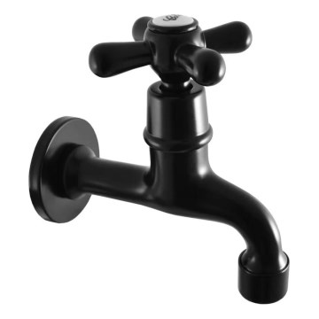 RAV Slezák MK193CMAT - раковинный смеситель MORAVA RETRO 11,8 см матовый черный