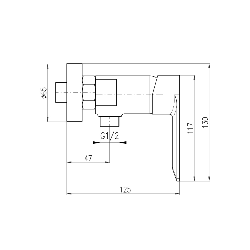 RAV Slezák NL181.5ZRK - Душевой смеситель NIL в сатинированном розовом золоте