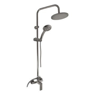 RAV Slezák NL182.5/7-1MGK - Душевой комплект со смесителем NIL, серый сатин