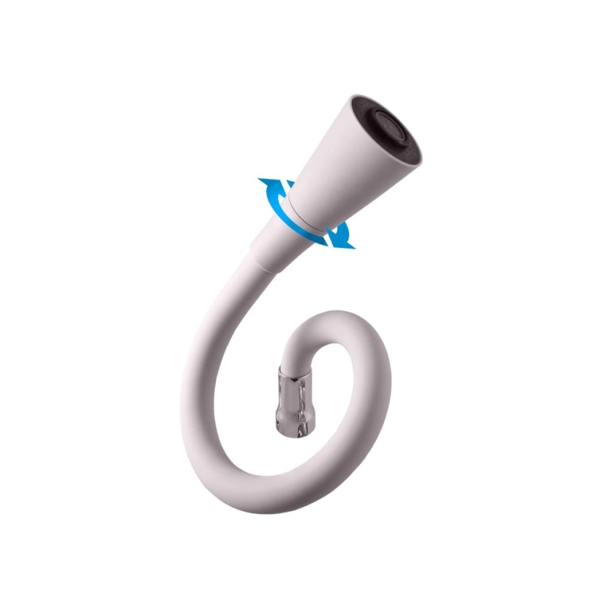 RAV Slezák SA002.5/13S - смеситель для мойки SAZAVA, 32,3 см, серый/глянцевый хром