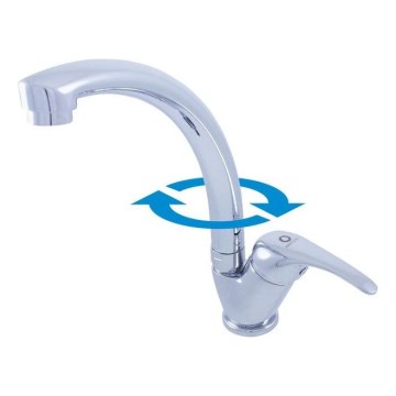 RAV Slezák SA006.0/3 - Смеситель для мойки SAZAVA 26,5 см, полированный хром