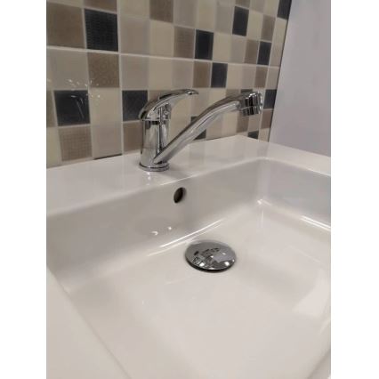 RAV Slezák SA015.0 - Змішувач для умивальника SAZAVA 11,8 cm глянцевий хром