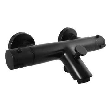 RAV Slezák TRM54.5CMAT - Термостатичний ванний змішувач TERMO, матовий чорний