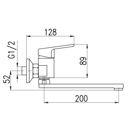 РАВ Слезак СО101.5/23З - Раковинний змішувач КОЛОРАДО см глянцеве золото