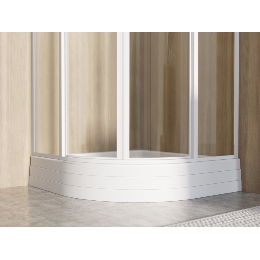 Ravak A204001120 - Четвертькруглый душевой поддон RONDA 80x80 см белый