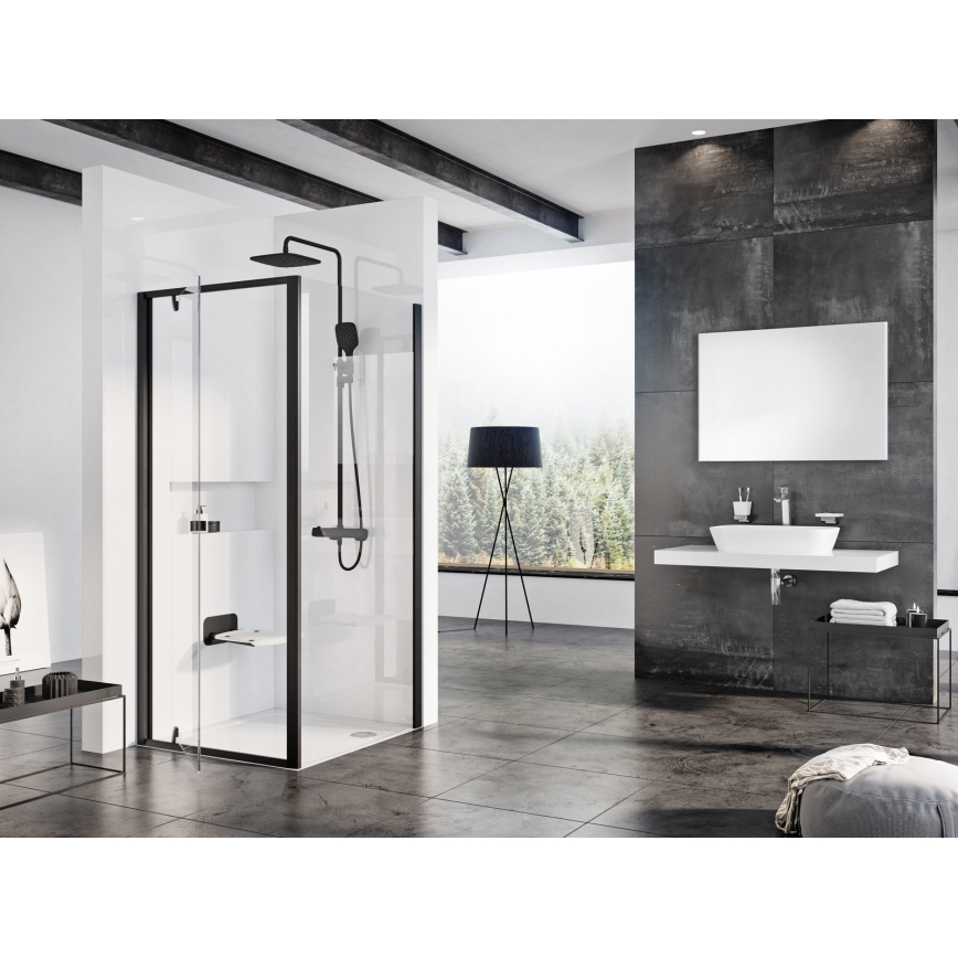 Ravak B8F0000060 - Відкидне душове сидіння OVO чорне