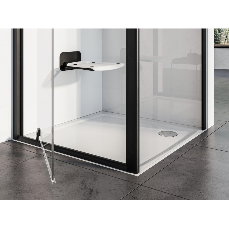 Ravak B8F0000060 - Відкидне душове сидіння OVO чорне