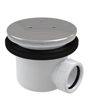 Ravak X01309 - Сифон для душевого поддона, диаметр 11,6 см, полированный хром