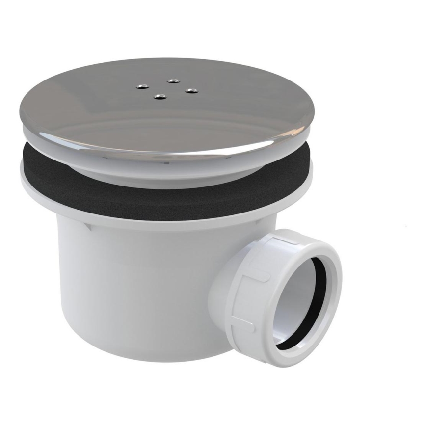 Ravak X01314 - Сифон для душевого поддона, диаметр 11,6 см, полированный хром