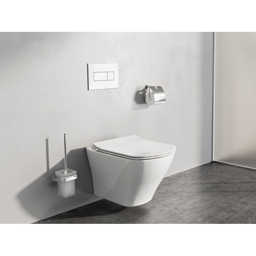 Ravak X01457 - Кнопка смыва UNI 24,7x16,5 см белая