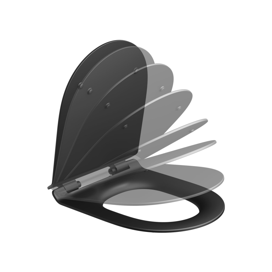 Ravak X01862 - сиденье для унитаза SoftClose VITA SLIM чёрное