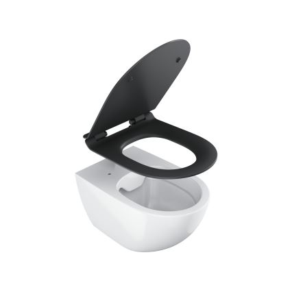 Ravak X01862 - Сидіння для унітазу SoftClose VITA SLIM чорне