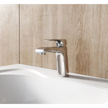 Ravak X070118 - змішувач для умивальника FLAT 15,1 см, блискучий хром