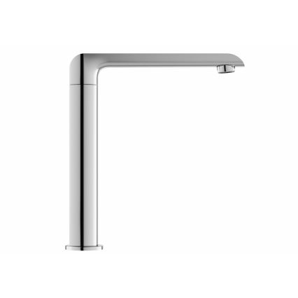 Ravak X070125 - смеситель для умывальника/кухонной мойки FLAT 26,2 см, глянцевый хром
