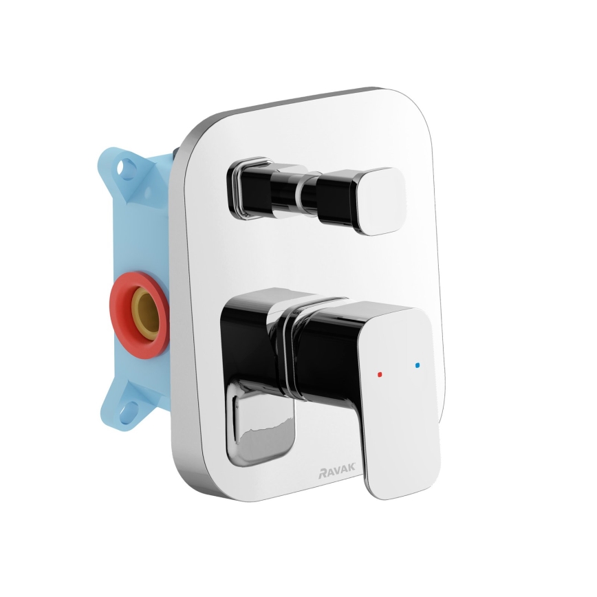 Ravak X070136 - вбудований душовий змішувач FREE, блискучий хром