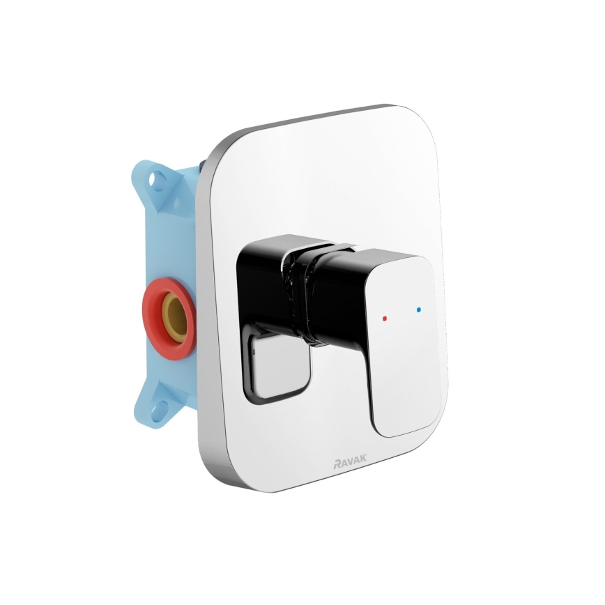 Ravak X070137 - душовий змішувач для прихованого монтажу R-BOX, глянцевий хром