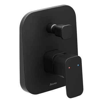 Ravak X070156 - Душевой смеситель для скрытой установки FREE, чёрный