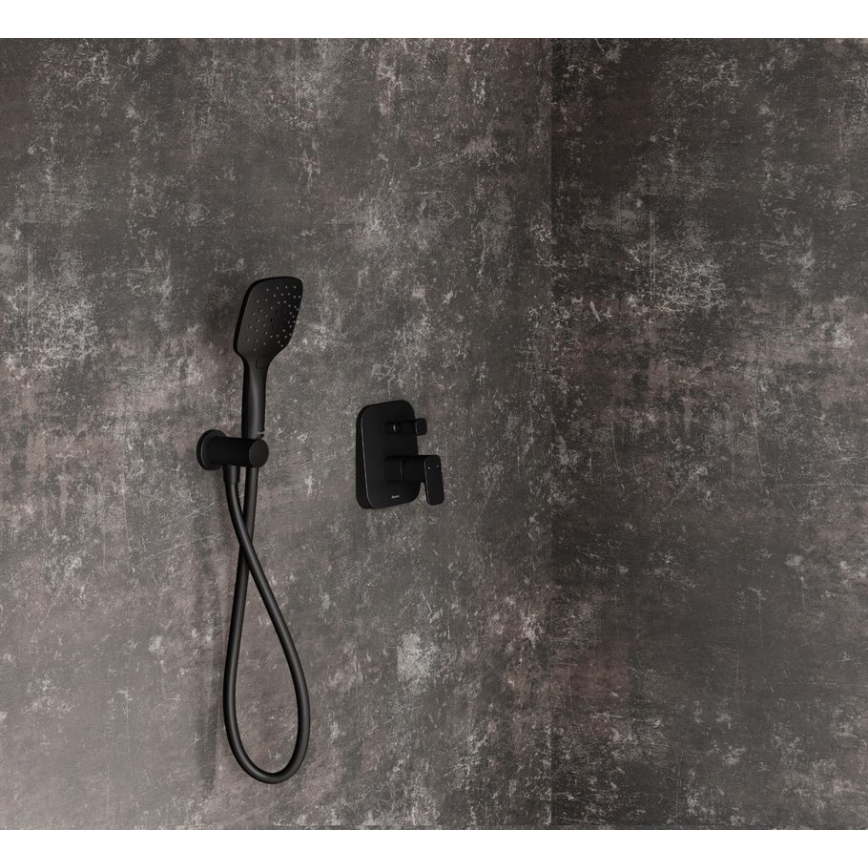 Ravak X070158 - Душовий змішувач для прихованого монтажу FREE, чорний