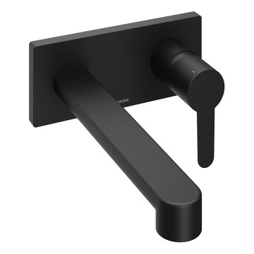Ravak X070184 - Вбудований змішувач для умивальника PURI, чорний