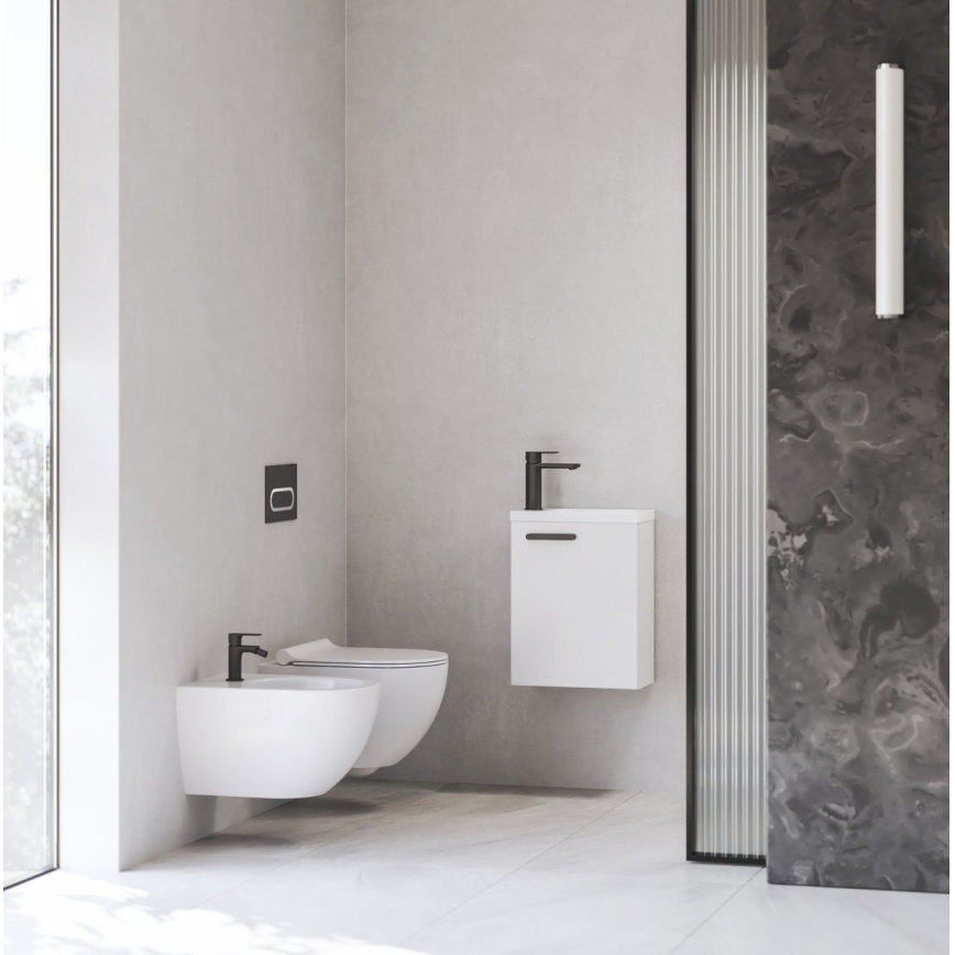 Ravak X070458 - Змішувач для умивальника CHROME 17,7 см чорний