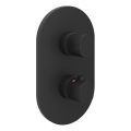 Ravak X070469 - Термостатический смеситель для душа для встраиваемой установки CHROME черный
