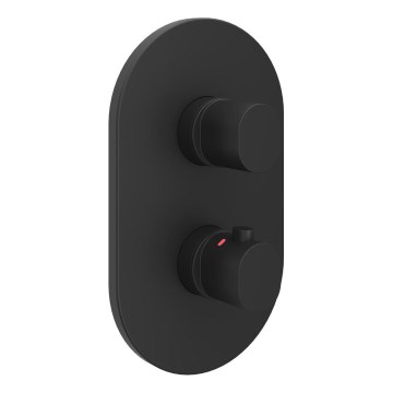 Ravak X070469 - Термостатический смеситель для душа для встраиваемой установки CHROME черный