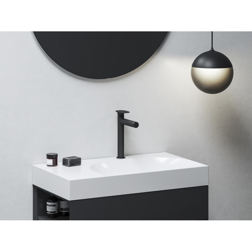 Ravak X070543 - Смеситель для раковины SPRING 25,4 см черный