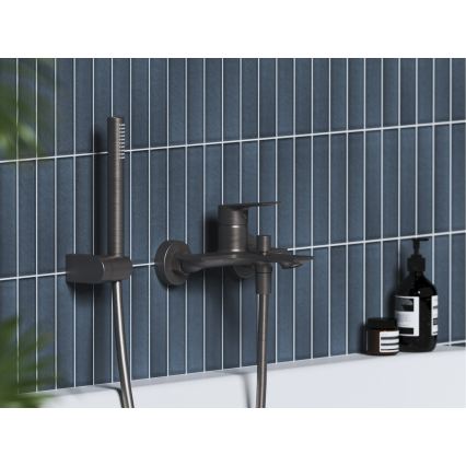 Ravak X070654 - Смеситель для ванны PLAN брашированный графит