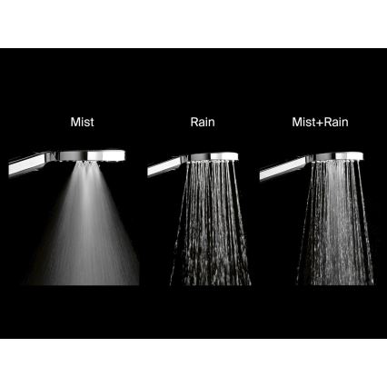 Ravak X07P233 - Ручная душевая лейка с кнопкой FLAT глянцевый хром